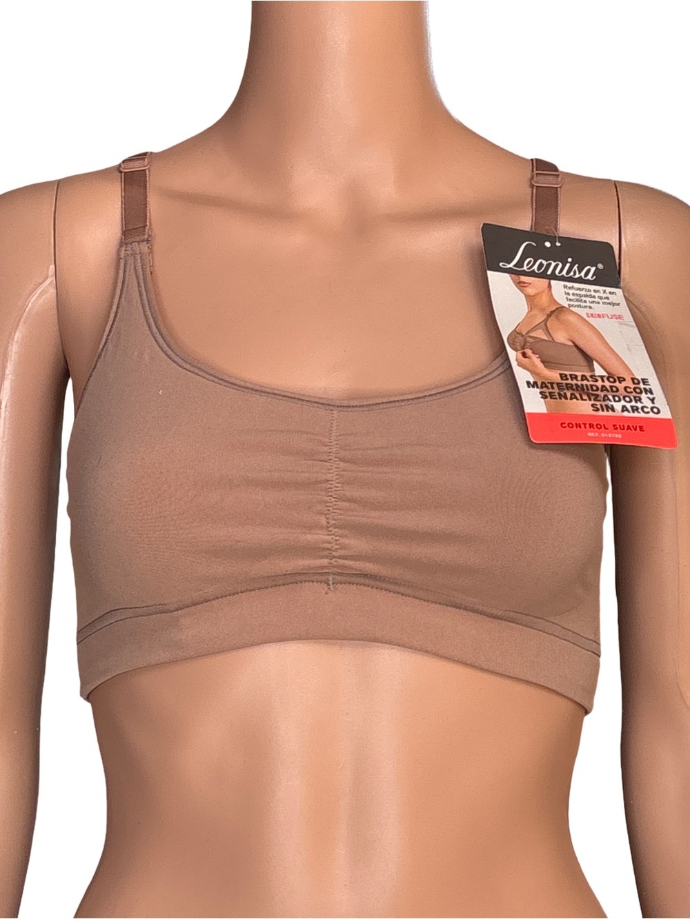 Leonisa Seamless Wireless Nursing Bra Taupe Small-Medium NWT